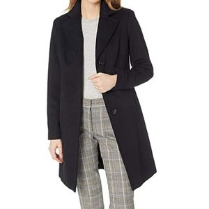 Calvin Klein Wool/Cashmere Blend Walker Coat Sz L